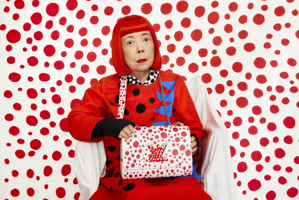 Yayoi Kusama en collaboration avec Louis Vuitton